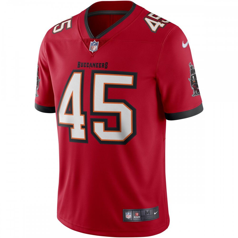 Devin White Tampa Bay Buccaneers Nike Vapor Limited Jersey - Red-GridironStore